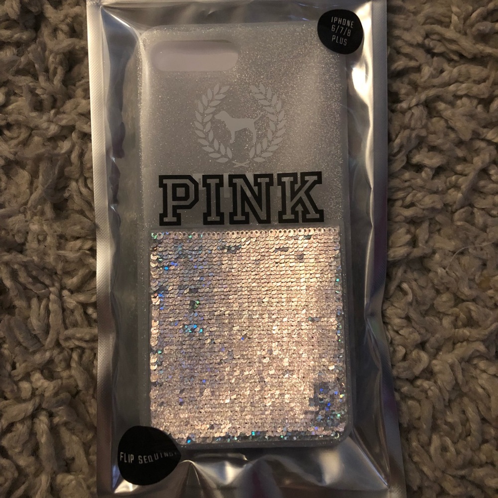 Victoria secret pink iPhone plus case